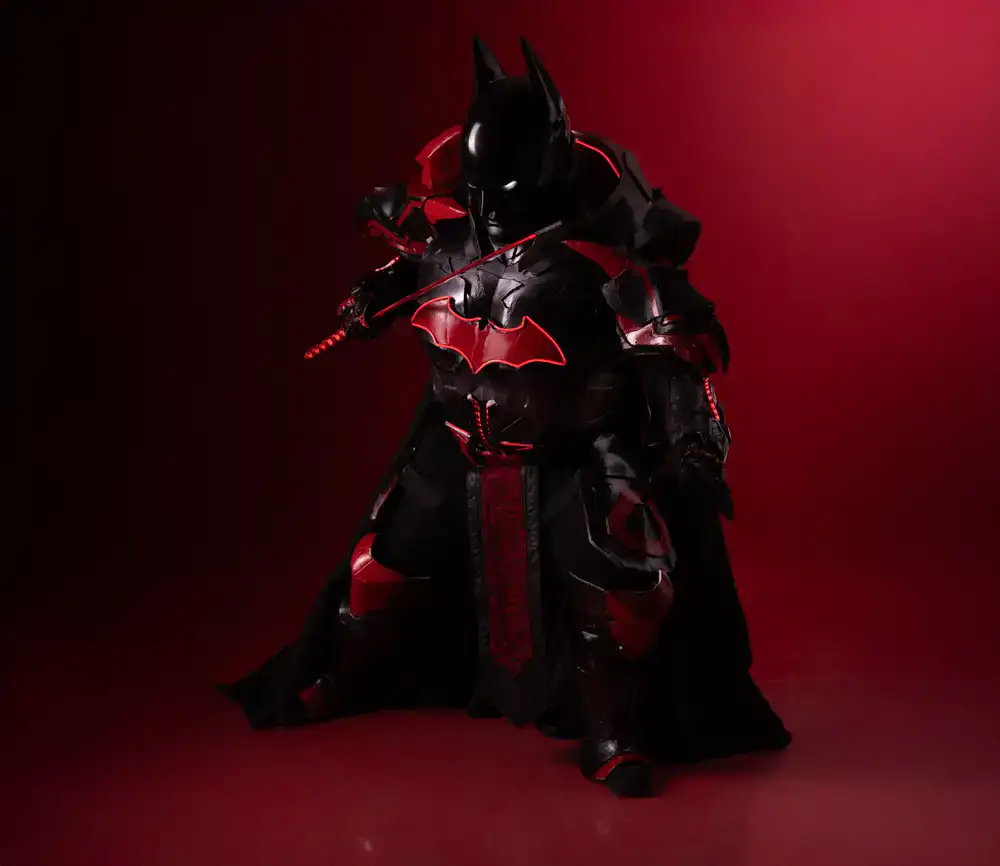 High-poly hero character sculpt with detailed armor textures